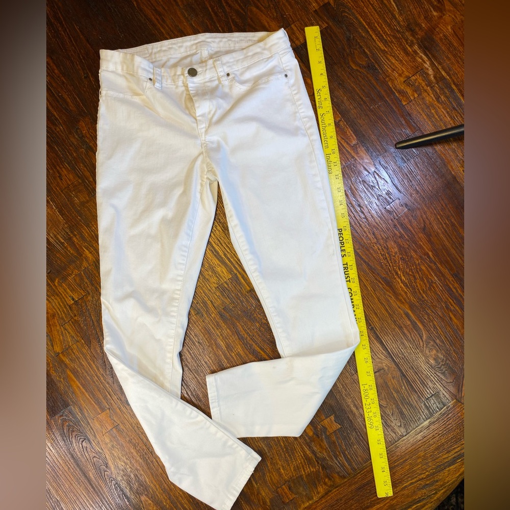 Blank NY Jeans Women’s Skinny Ankle White Mid-Rise Pants Size 30/28 - 7/8